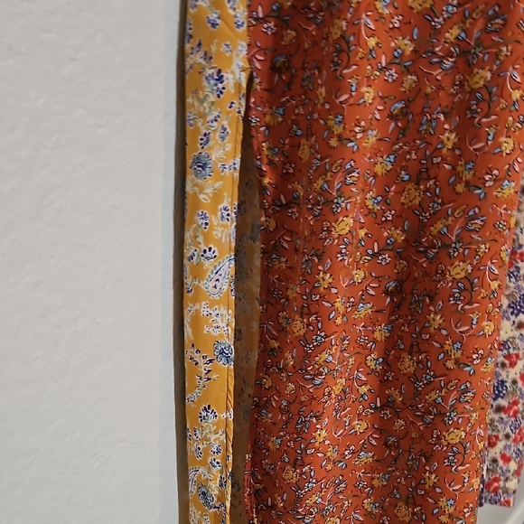 NATURAL LIFE | Women's Esme Multicolor Floral Boho Maxi Shirt Dress Duster L - Picture 8 of 12